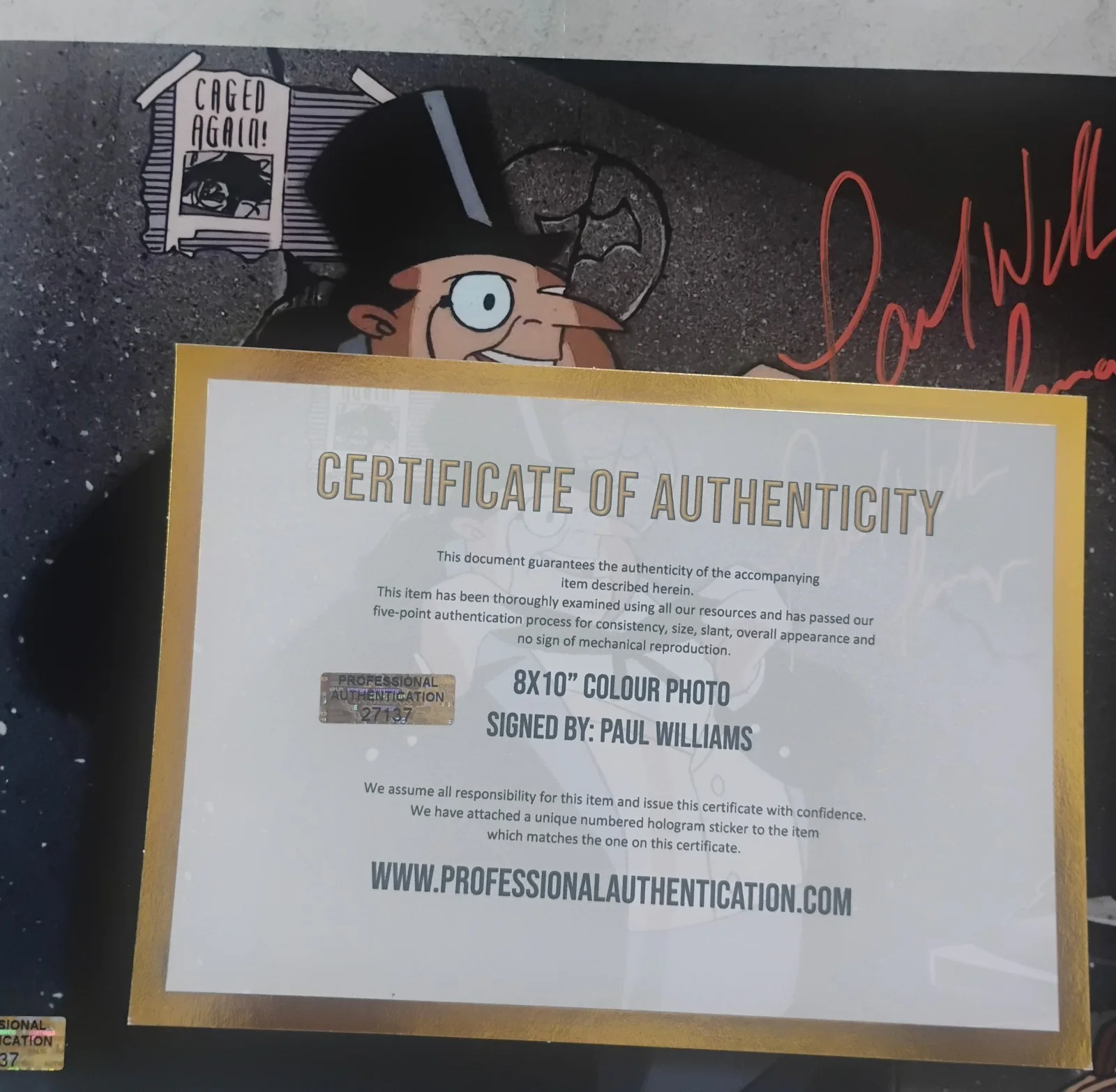 Paul Williams Hand Signed Autograph 8x10 Photo COA Batman NO US TARIFFS, image 4
