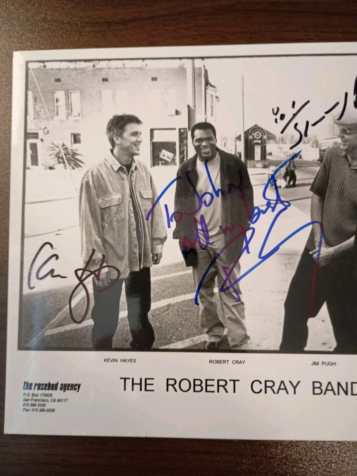 The Robert Cray Band Signed Autographed 8 x 10 Photo - Signed 4 Members, изображение 2