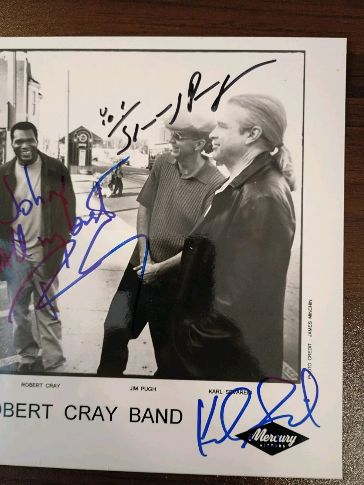 The Robert Cray Band Signed Autographed 8 x 10 Photo - Signed 4 Members, изображение 3