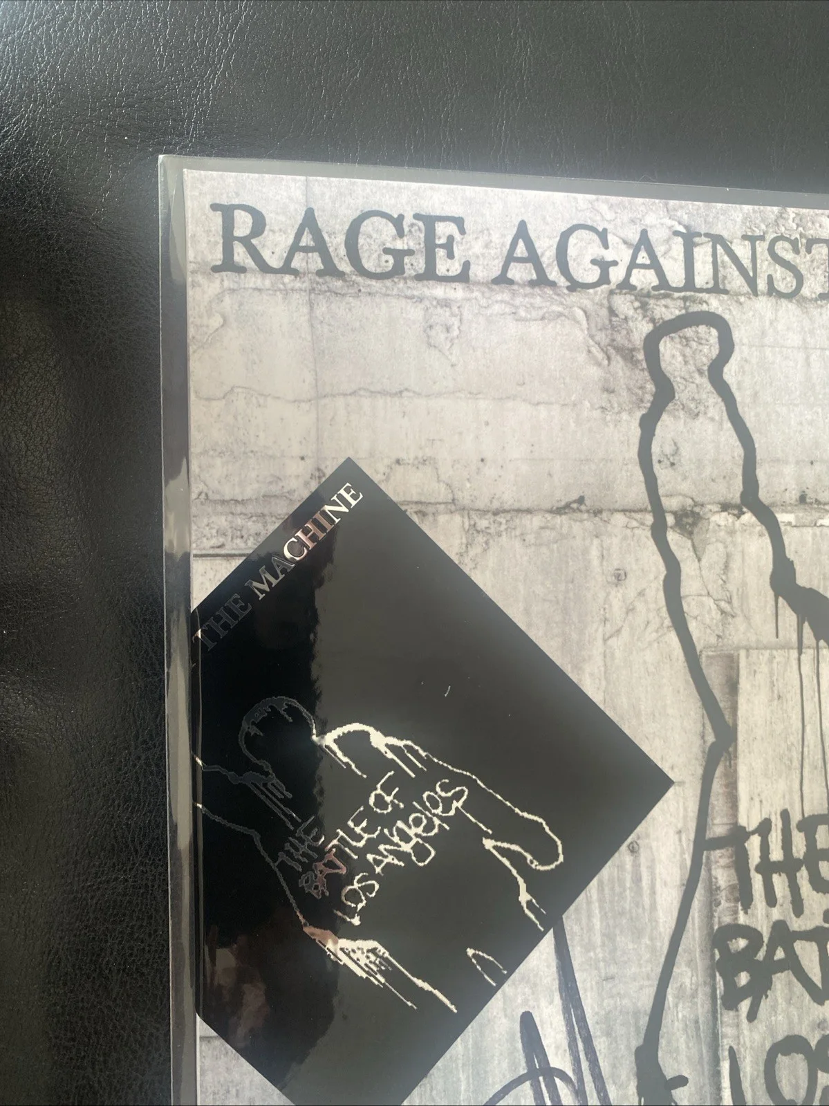 TOM MORELLO SIGNED AUTOGRAPHED RAGE AGAINST THE MACHINE LP VINYL BATTLE OF LA, image 2