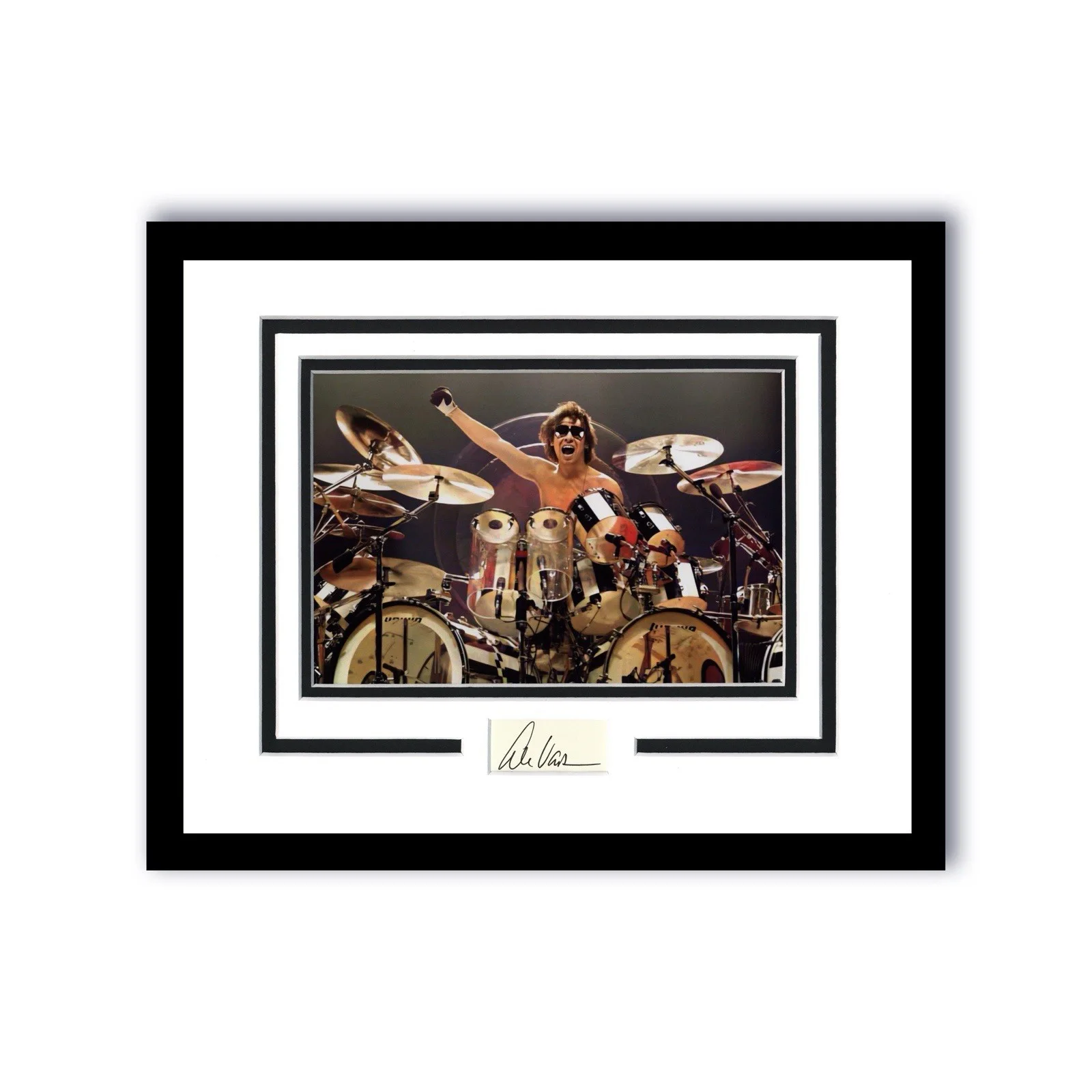 Alex Van Halen — Alex Van Halen Autographed Signed 11x14 Framed Photo DISPLAY RARE ACOA MATTED