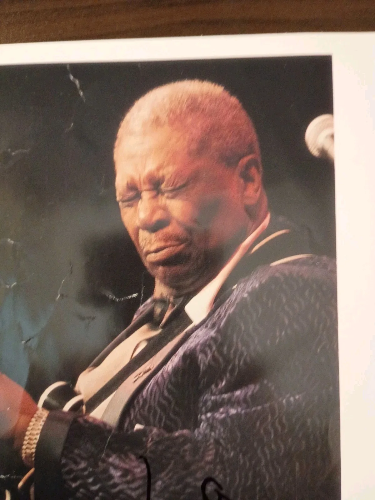 BB King (D 2015) Musician Blues Guitarist Signed 8 x 10 Photo - Beckett BAS, изображение 2