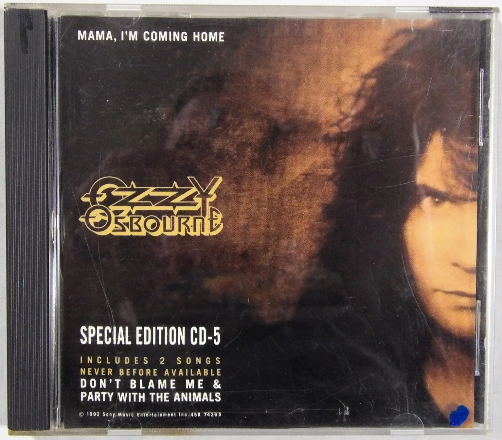 Zakk Wylde Michael Inez Signed No More Tears Special Ed CD JSA Authenticated, image 2