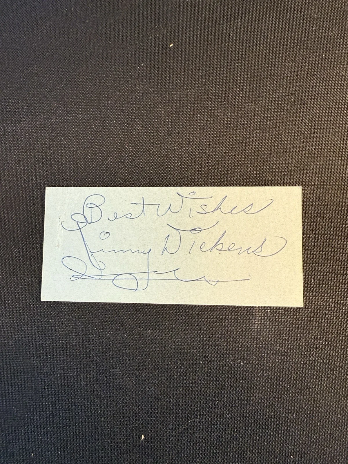 Vintage Little Jimmy Dickens Country Singer Personalized Autograph Signature, image 2