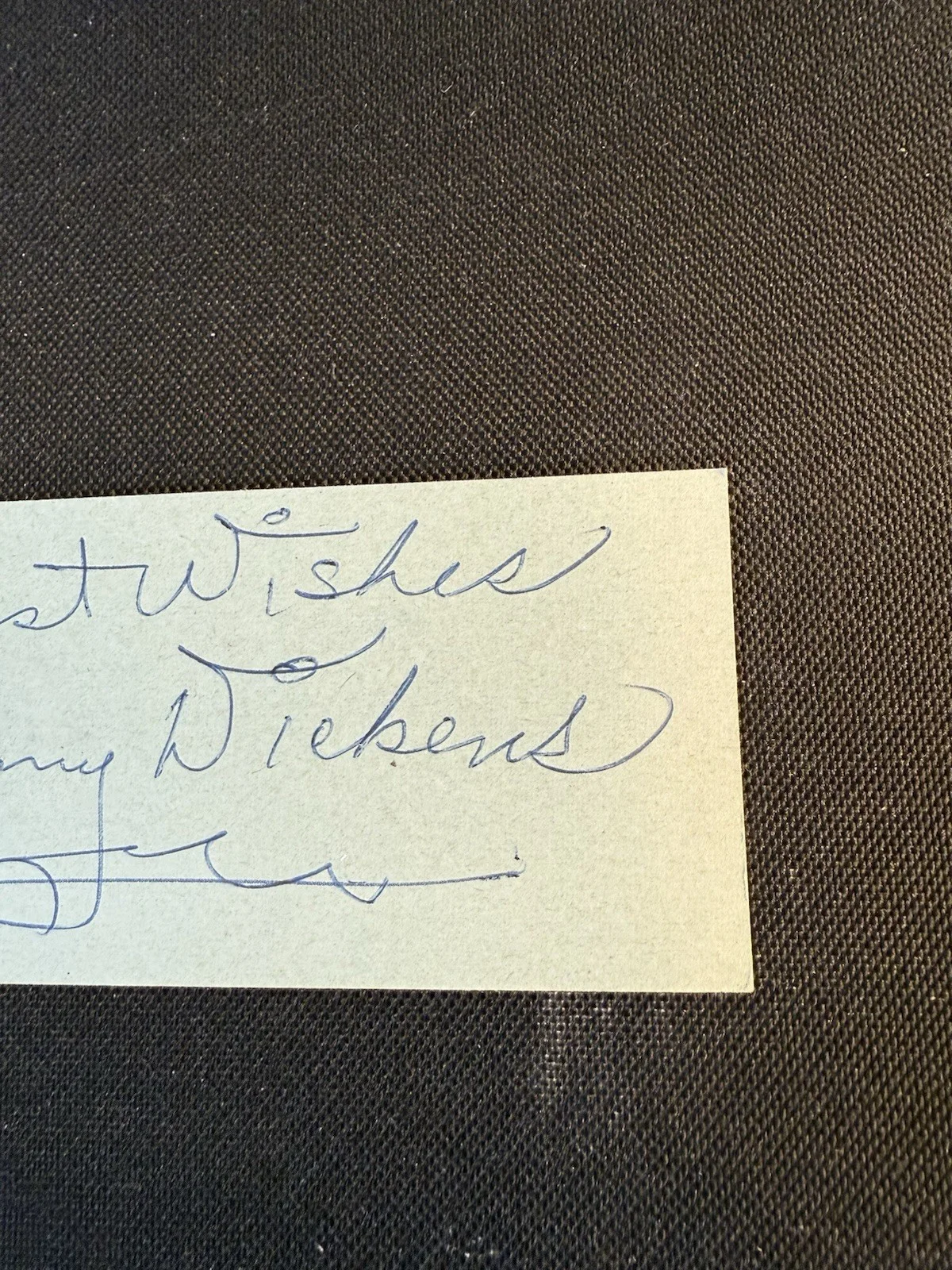 Vintage Little Jimmy Dickens Country Singer Personalized Autograph Signature, image 4