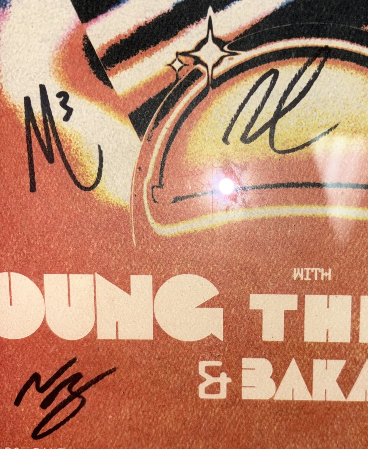 Cage The Elephant Neon Pill Tour Band Signed 11x17 Poster with JSA LOA (ZZ26570), image 2