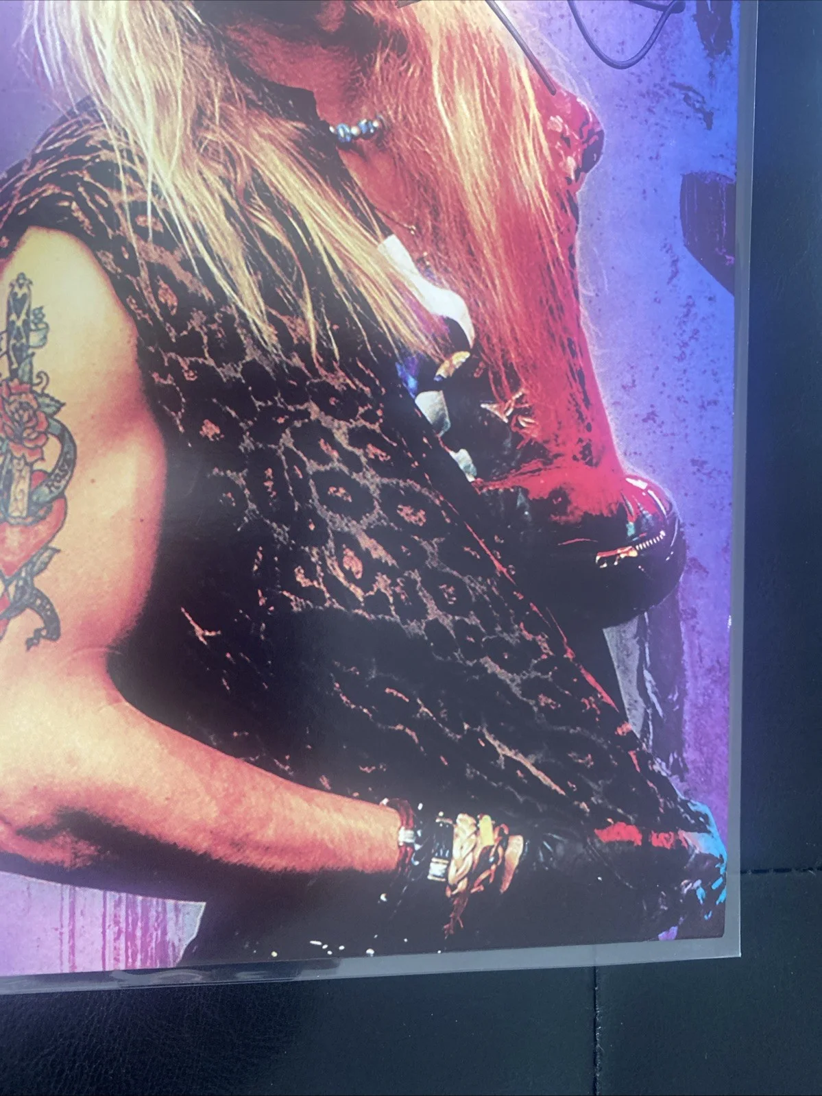 bret michaels signed vinyl (Bret Michaels Presents a Salute To Poison), изображение 4