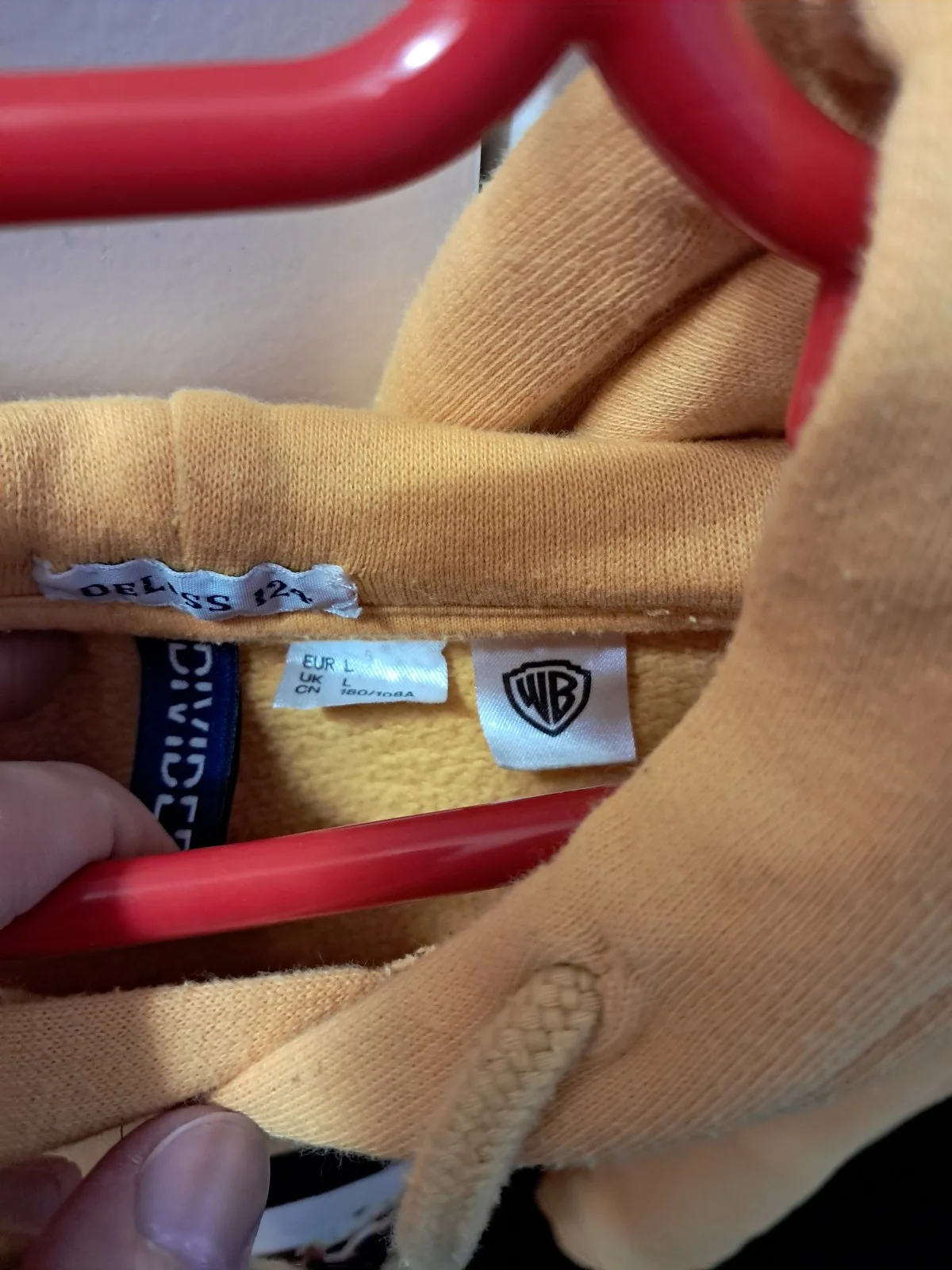FRIDAY THE 13TH: JASON TAKES MANHATTAN Yellow Size L Hoodie (H&M), изображение 5