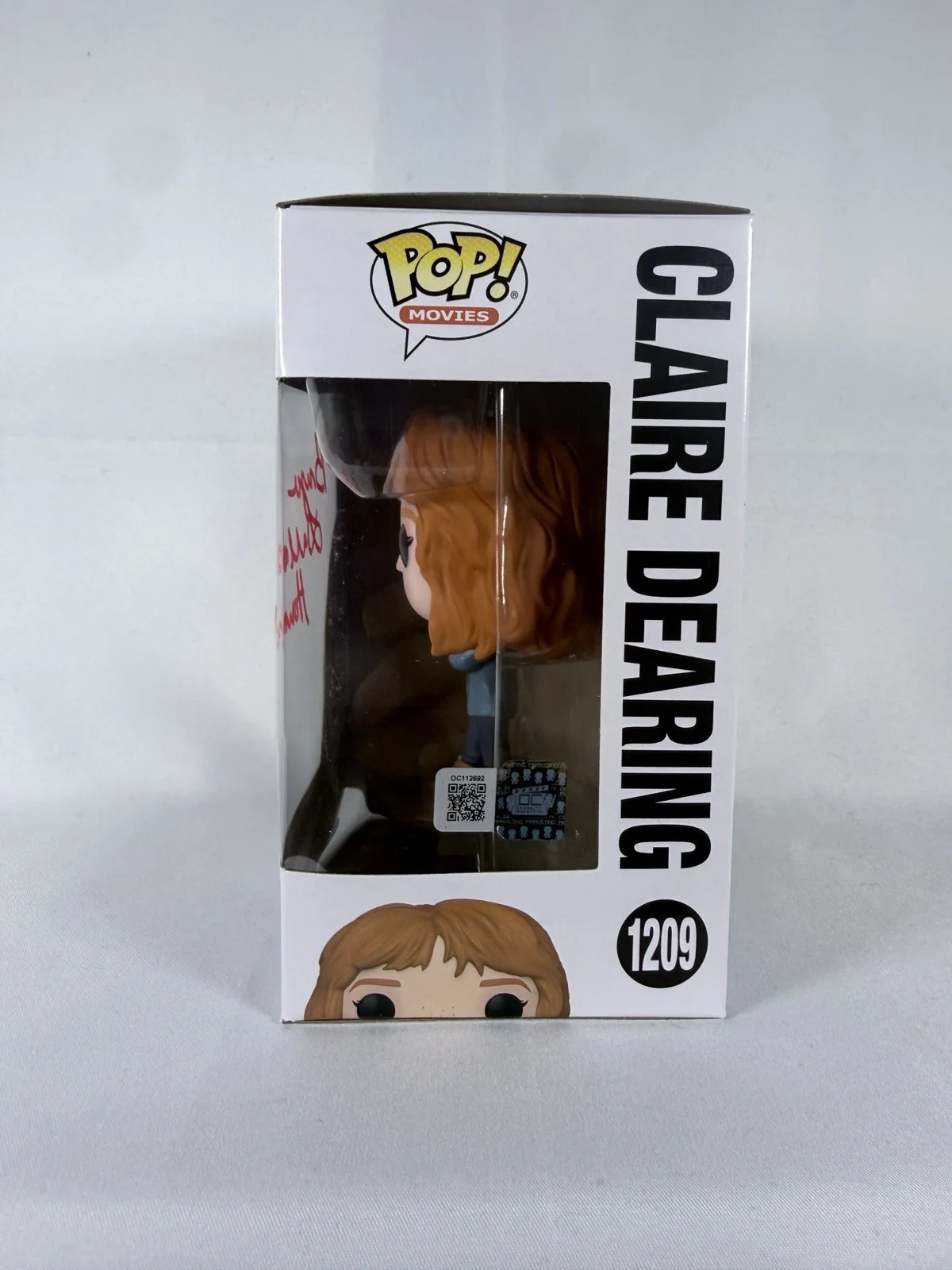 Bryce Dallas Howard Autographed Claire Dearing Jurassic World Funko Pop OCCM, image 3