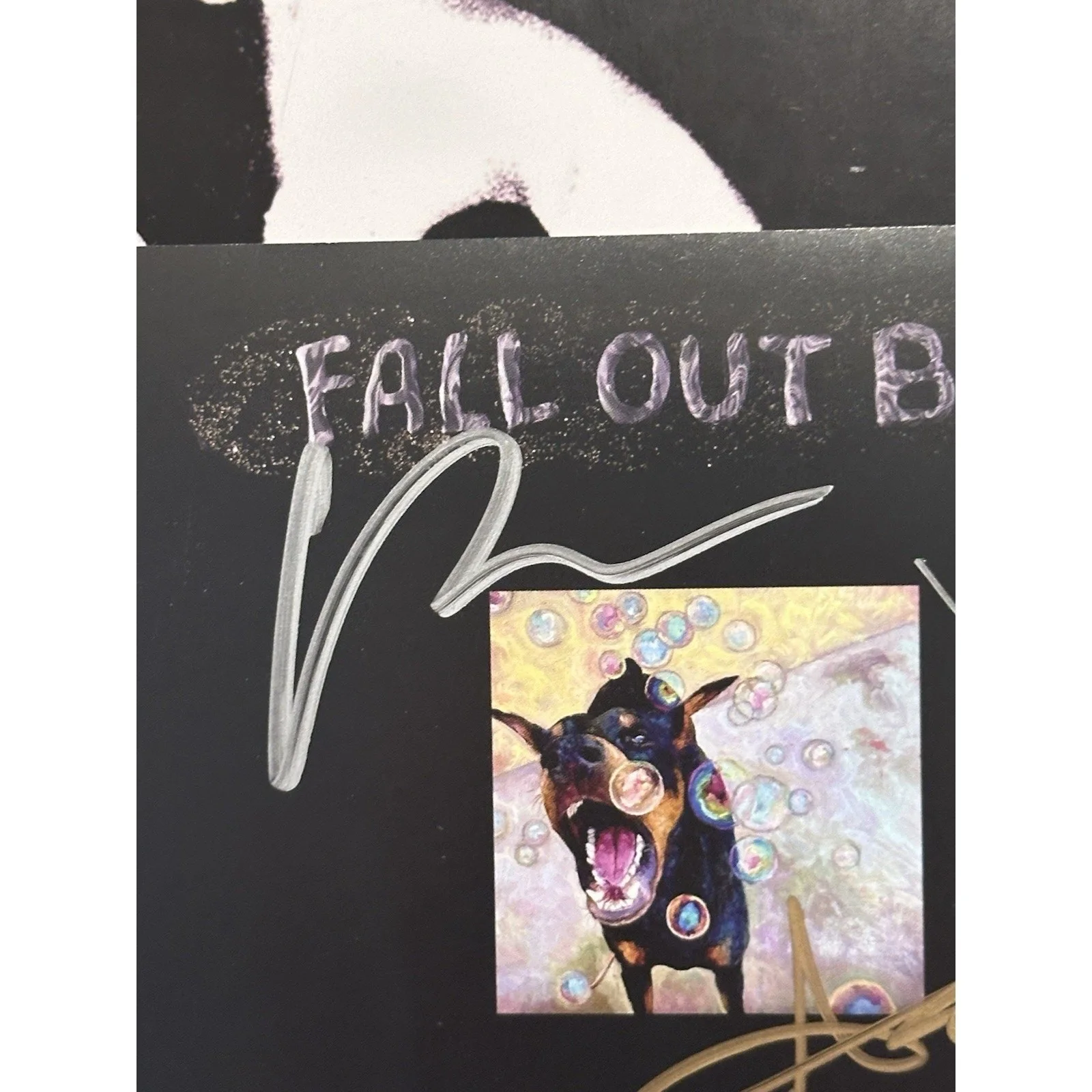 FALL OUT BOY SO MUCH FOR STARDUST SIGNED AUTOGRAPHED ART CARD COA ACOA #9, image 4