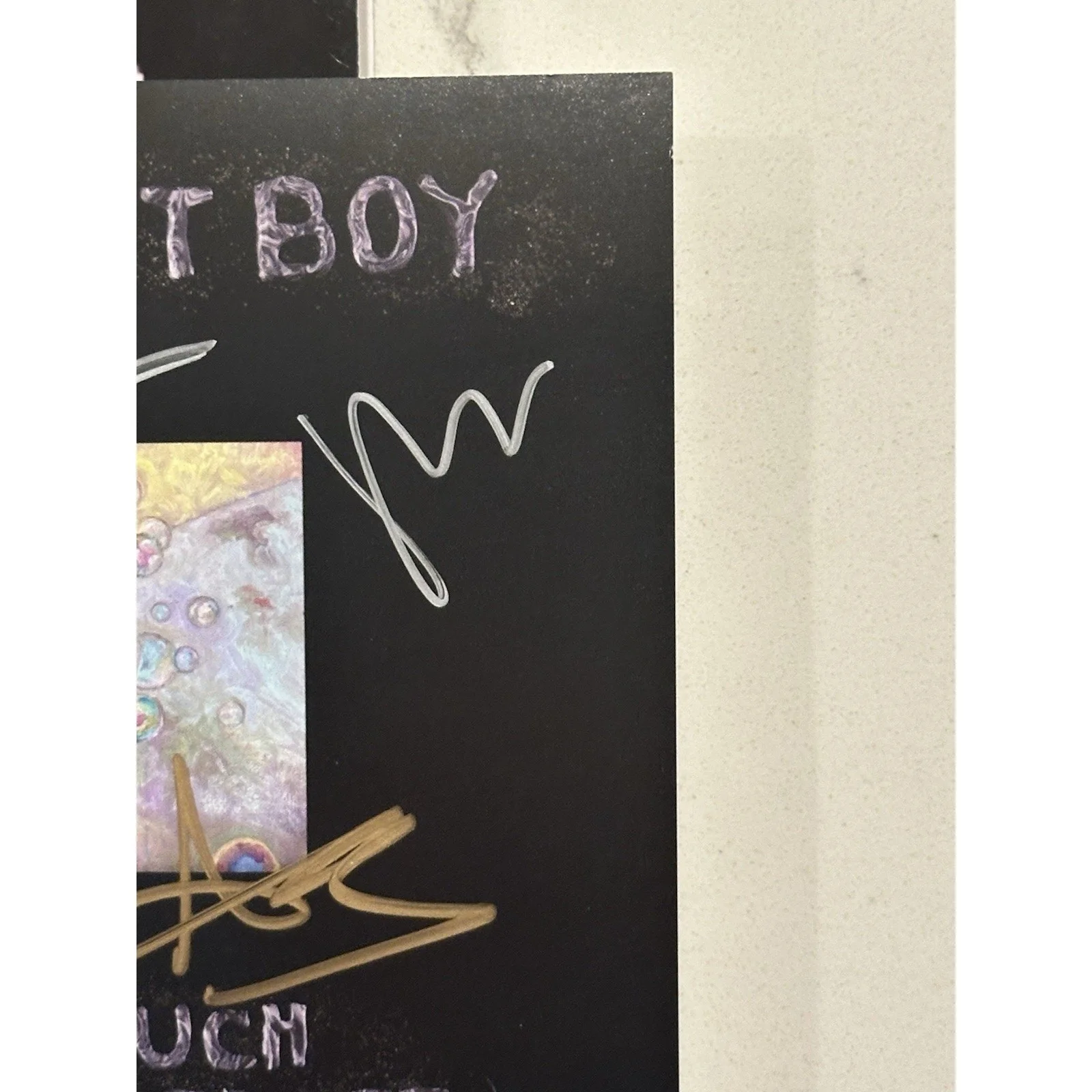 FALL OUT BOY SO MUCH FOR STARDUST SIGNED AUTOGRAPHED ART CARD COA ACOA #9, image 5