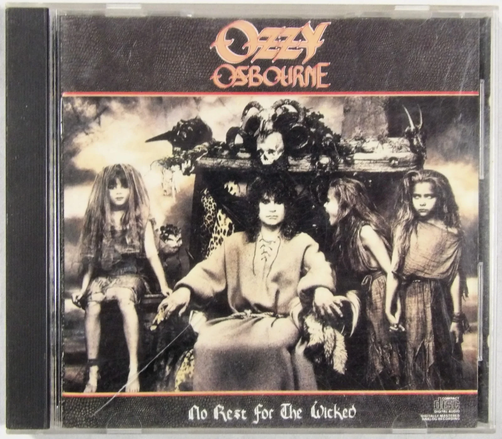 Zakk Wylde Signed Ozzy Osbourne No Rest For The Wicked CD JSA Authenticated, изображение 2