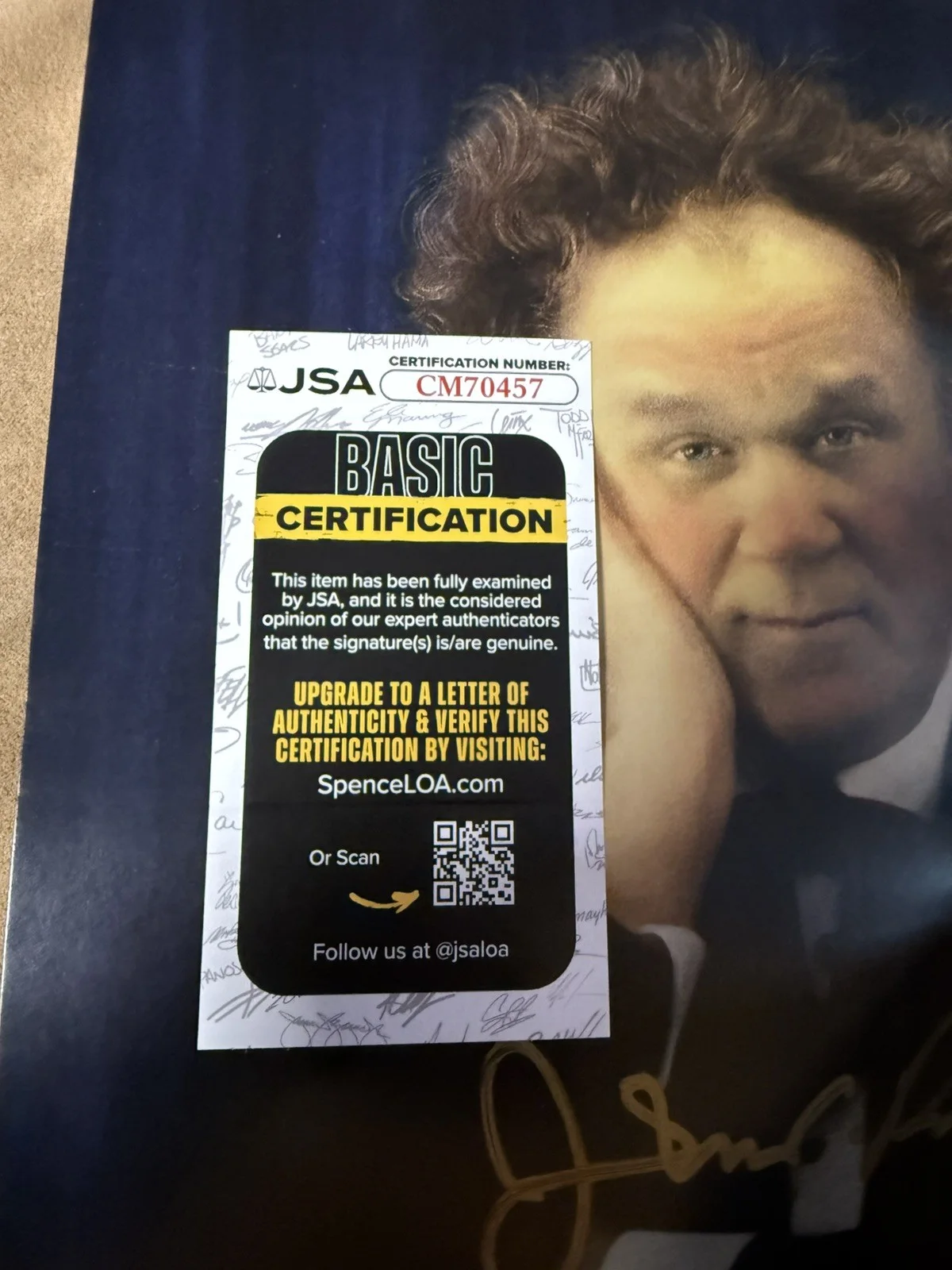 JOHN C. REILLY... Mister Romance: What's Not To Love? Poster - SIGNED JSA COA, image 4