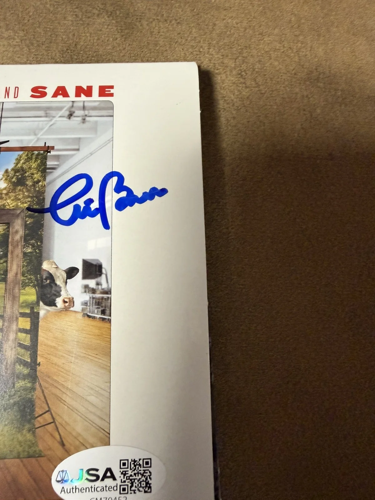 Steve Martin & Alison Brown Signed "Safe Sensible & Sound" CD Cover with JSA COA, изображение 4