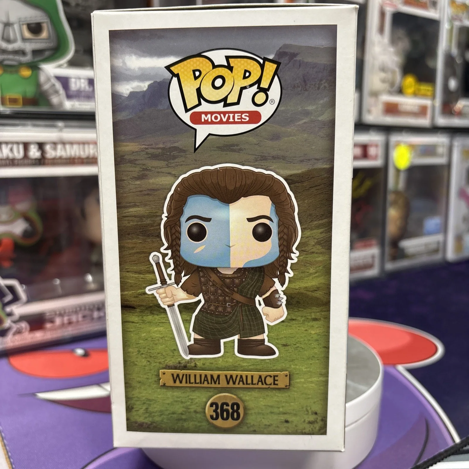 Mel Gibson — MEL GIBSON SIGNED BRAVEHEART WILLIAM WALLACE FYE EXCLUSIVE FUNKO POP JSA/CA COA, image 4