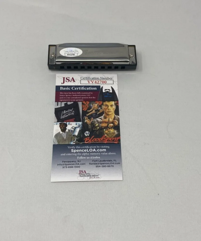 Isaac Brock of Modest Mouse signed Harmonica JSA COA, image 2