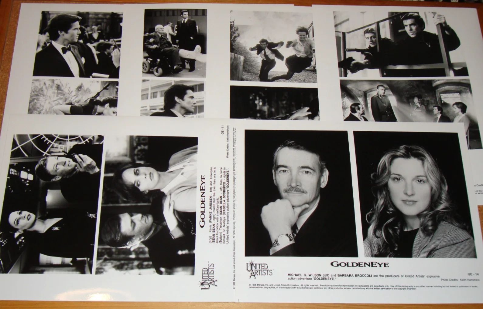 JAMES BOND: GOLDENEYE - rare 1995 US press kit, inc 14 stills/photos, изображение 4
