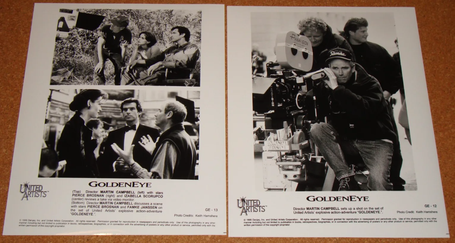 JAMES BOND: GOLDENEYE - rare 1995 US press kit, inc 14 stills/photos, изображение 5