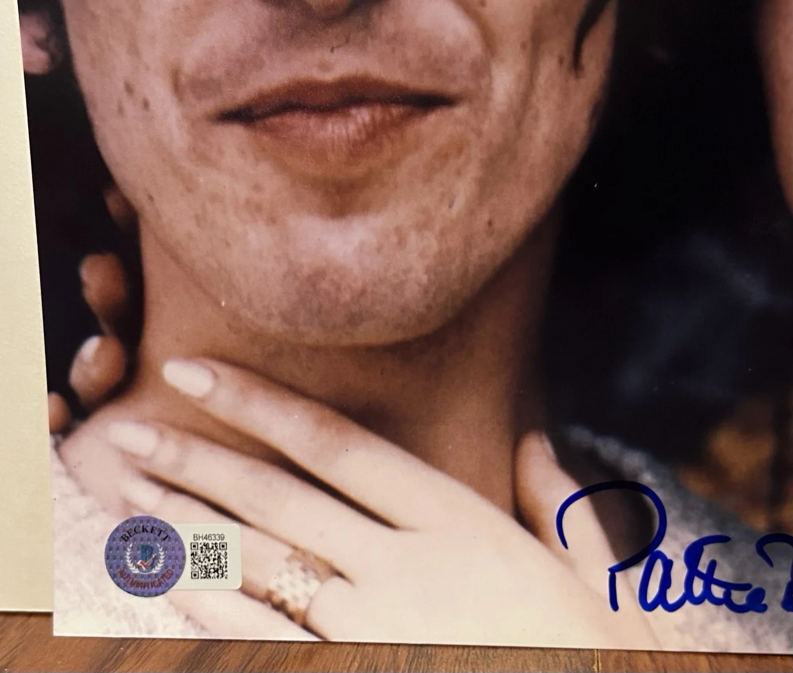 PATTIE BOYD SIGNED GEORGE HARRISON THE BEATLES 8x10 PHOTO BECKETT BAS, image 2