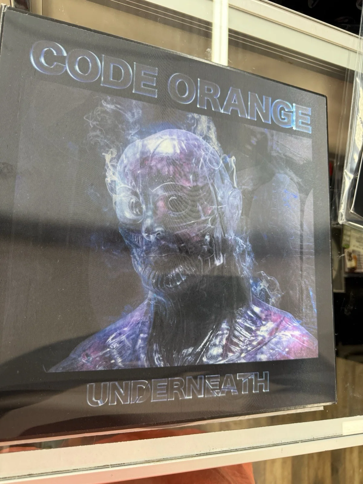 CODE ORANGE Underneath LP Vinyl Lenticular signed Sleeve Has Poster VG+, image 2