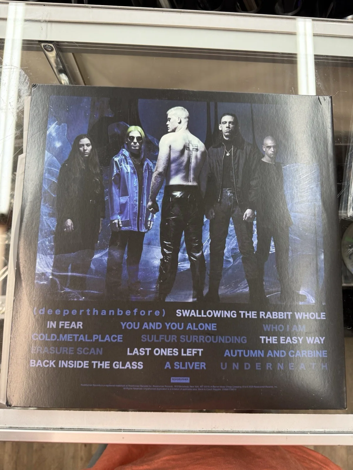 CODE ORANGE Underneath LP Vinyl Lenticular signed Sleeve Has Poster VG+, image 3