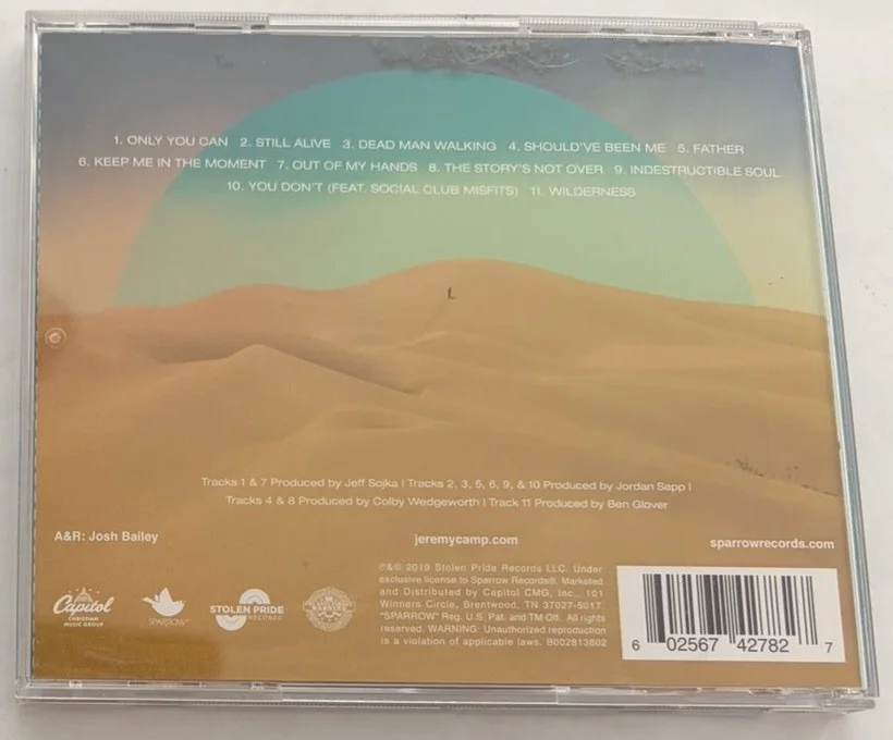 Jeremy Camp The Story’s Not Over CD 20019 Signed Autographed Preorder Sparrow VG, image 2