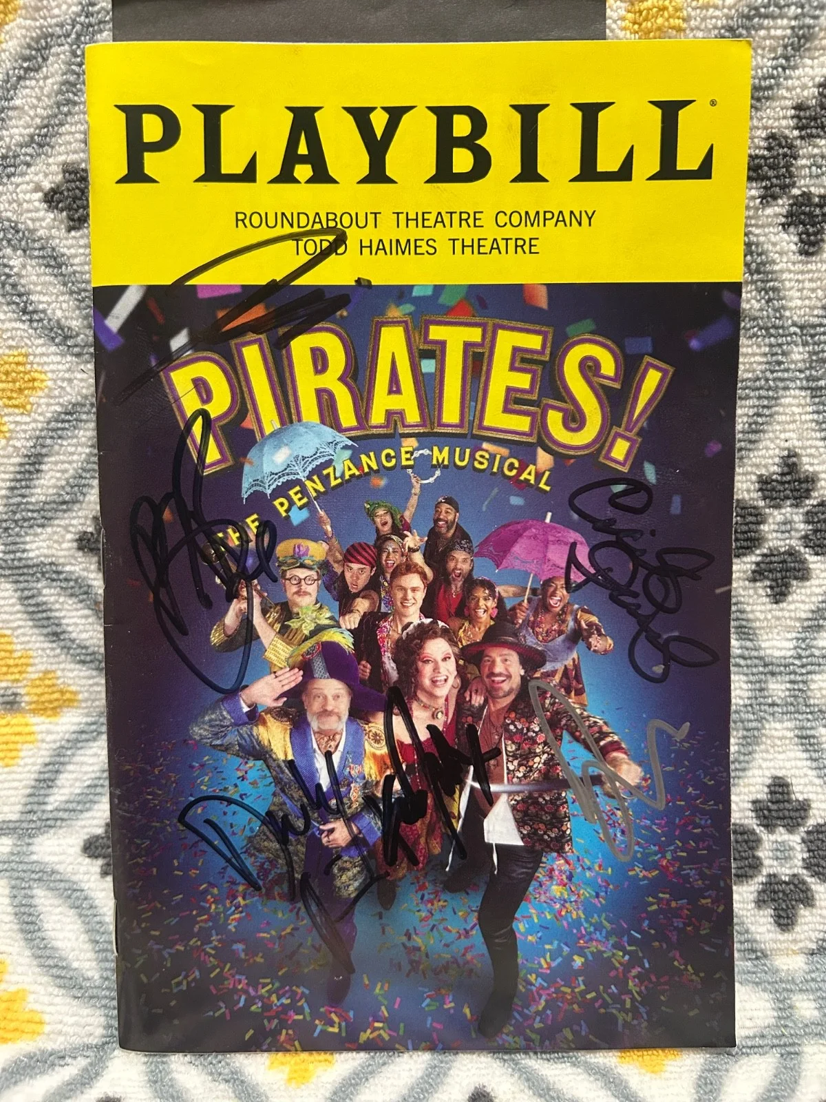 See description — PIRATES! THE PENZANCE MUSICAL PLAYBILL Jinkx Monsoon Ramin Karimloo SIGNED