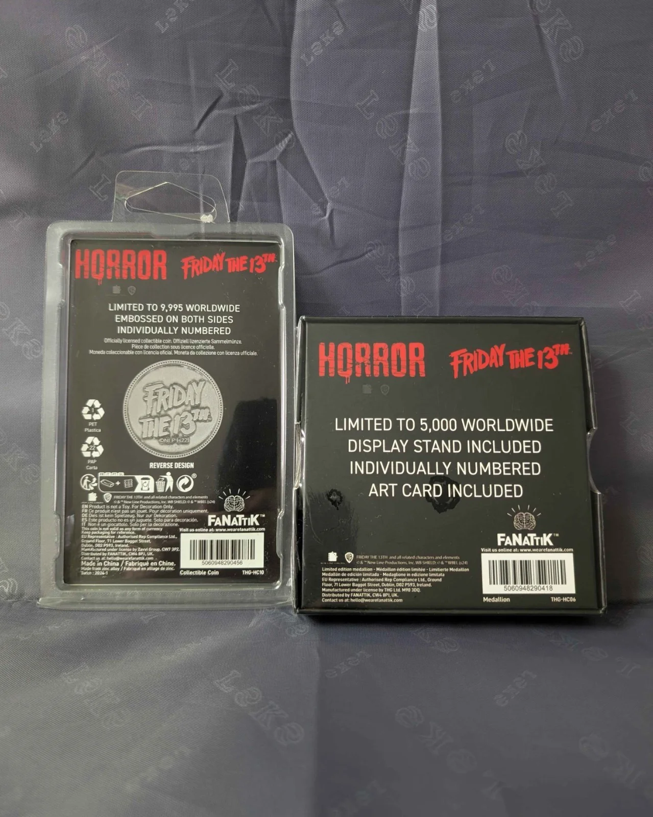 Friday the 13th Limited Edition FaNaTtiK Coin & Medallion Horror Bundle, image 2