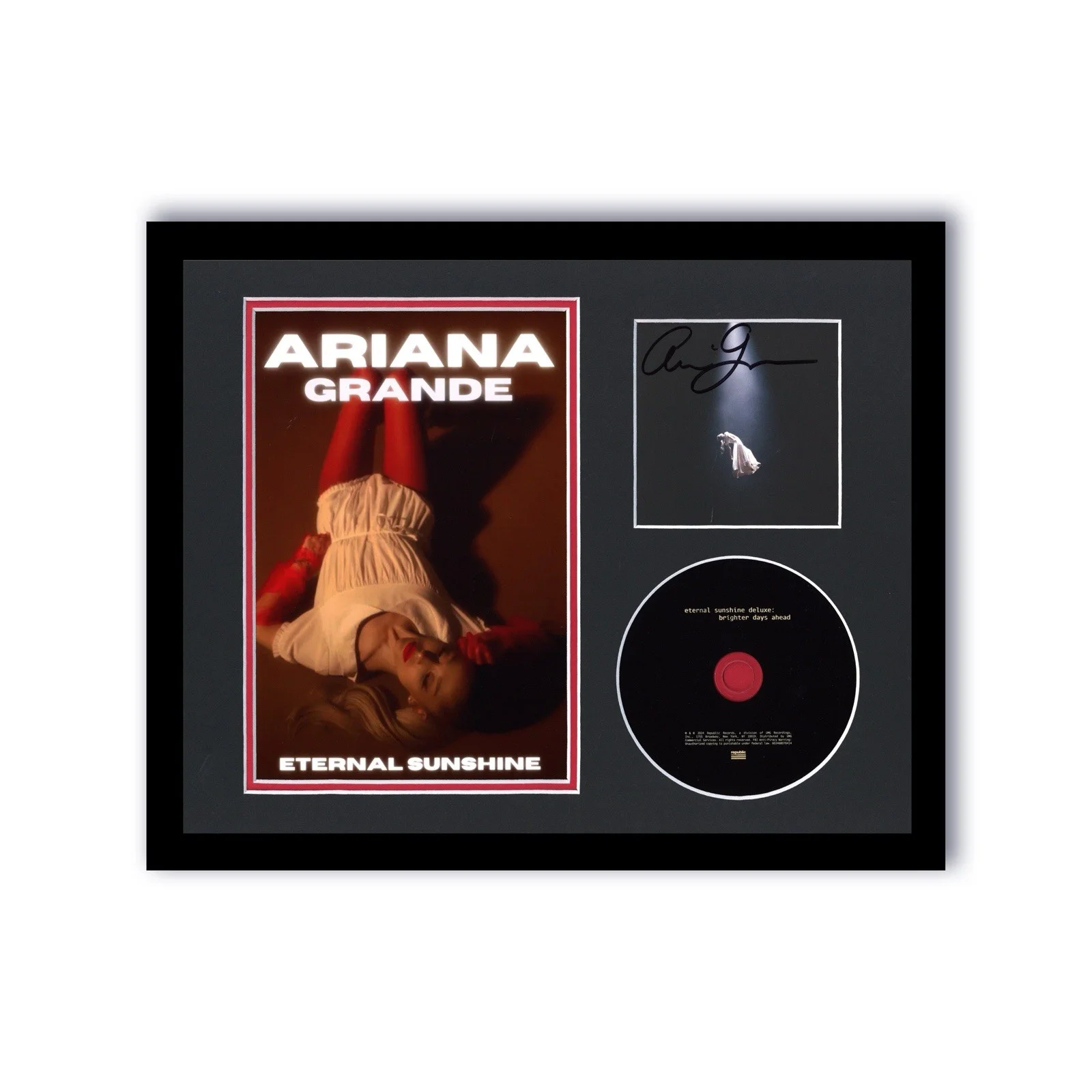 Ariana Grande — Ariana Grande Autographed Signed 11x14 Matted Framed CD Photo 11x14 DISP ACOA