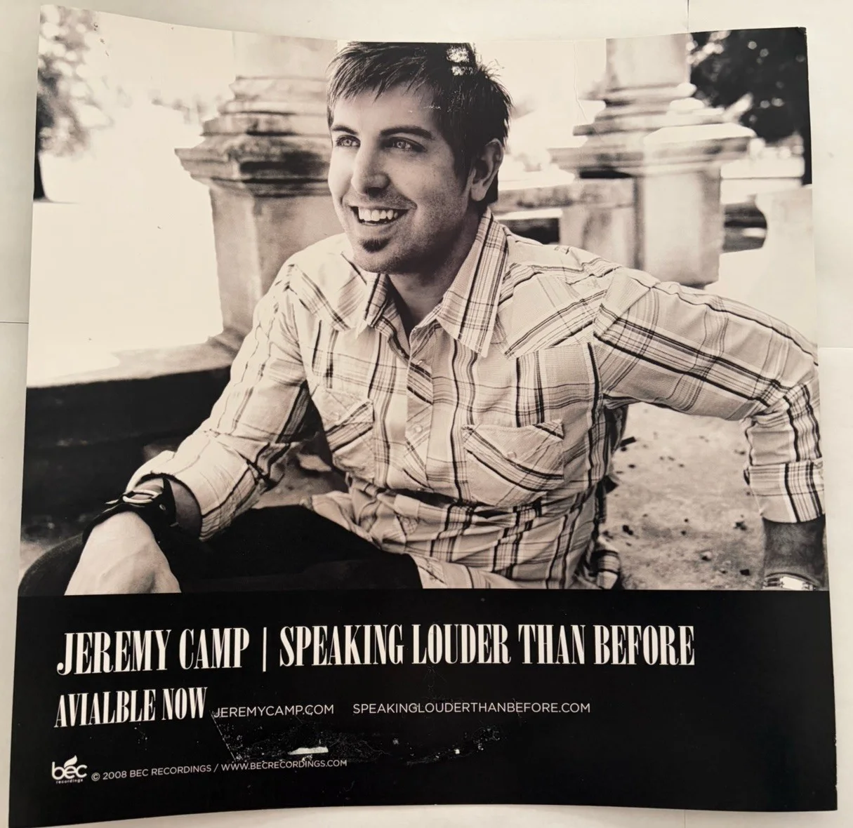Jeremy Camp Speaking Louder Than Before Limited Box Signed Autographed + Poster, image 3