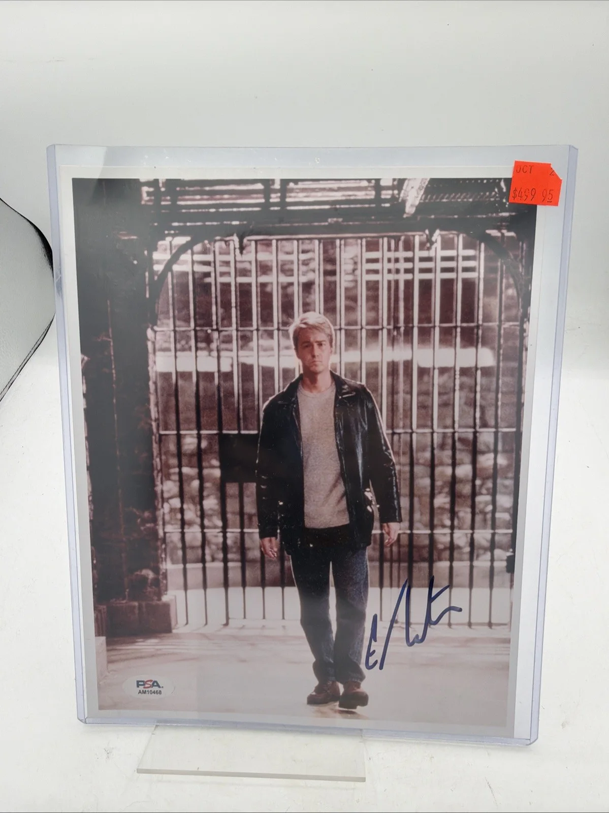 EDWARD NORTON autograph ACOA signed 8x10 photography RED DRAGON — EDWARD NORTON AUTOGRAPH SIGNED 8x10 photography RED DRAGON- PSA AUTHENTICATED, изображение 2