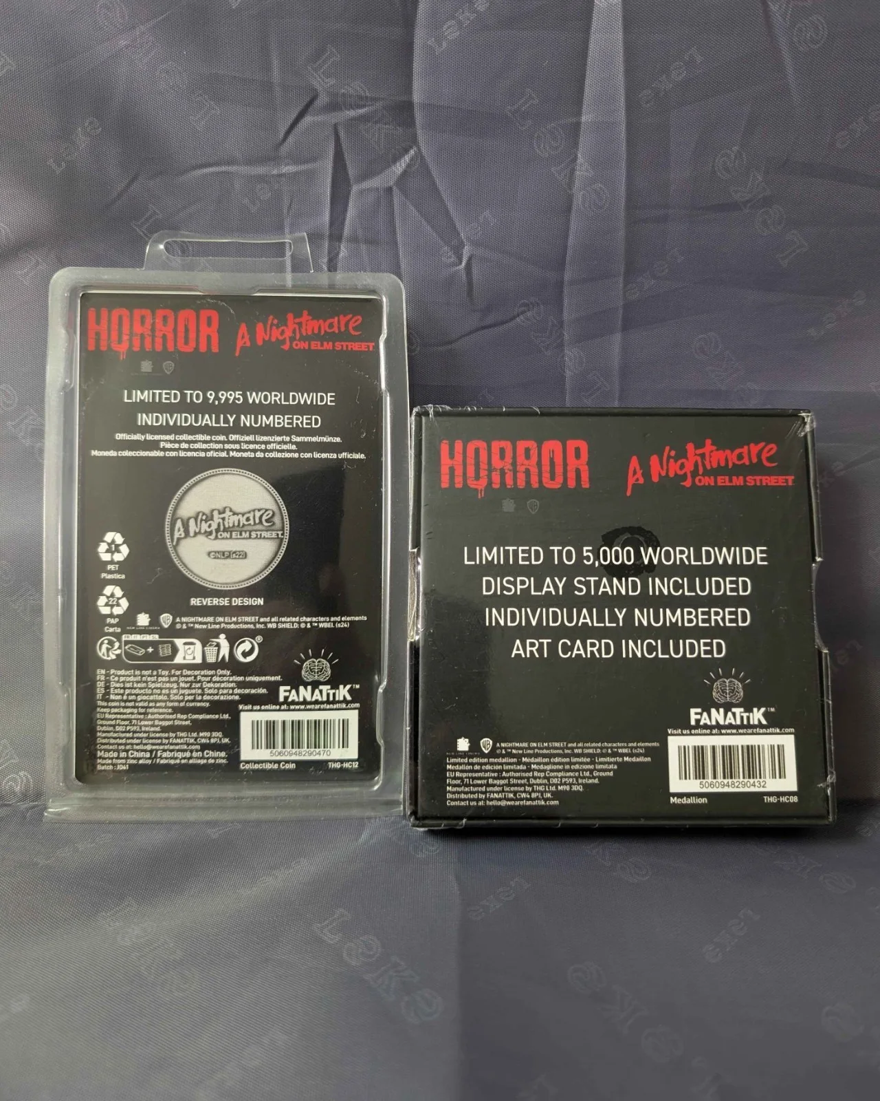 A Nightmare on Elm Street Limited Edition FaNaTtiK Coin & Medallion Bundle, изображение 2