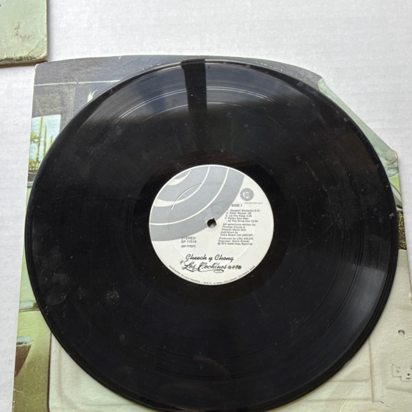 Cheech & Chong Los Cochinos Original Signed Vinyl Record Music Autographed, изображение 4