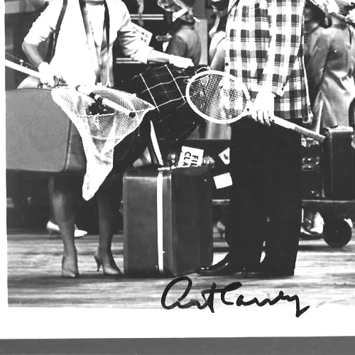 original Hand signed 8 x 10 photo by Art Carney "The Honeymooners", изображение 2