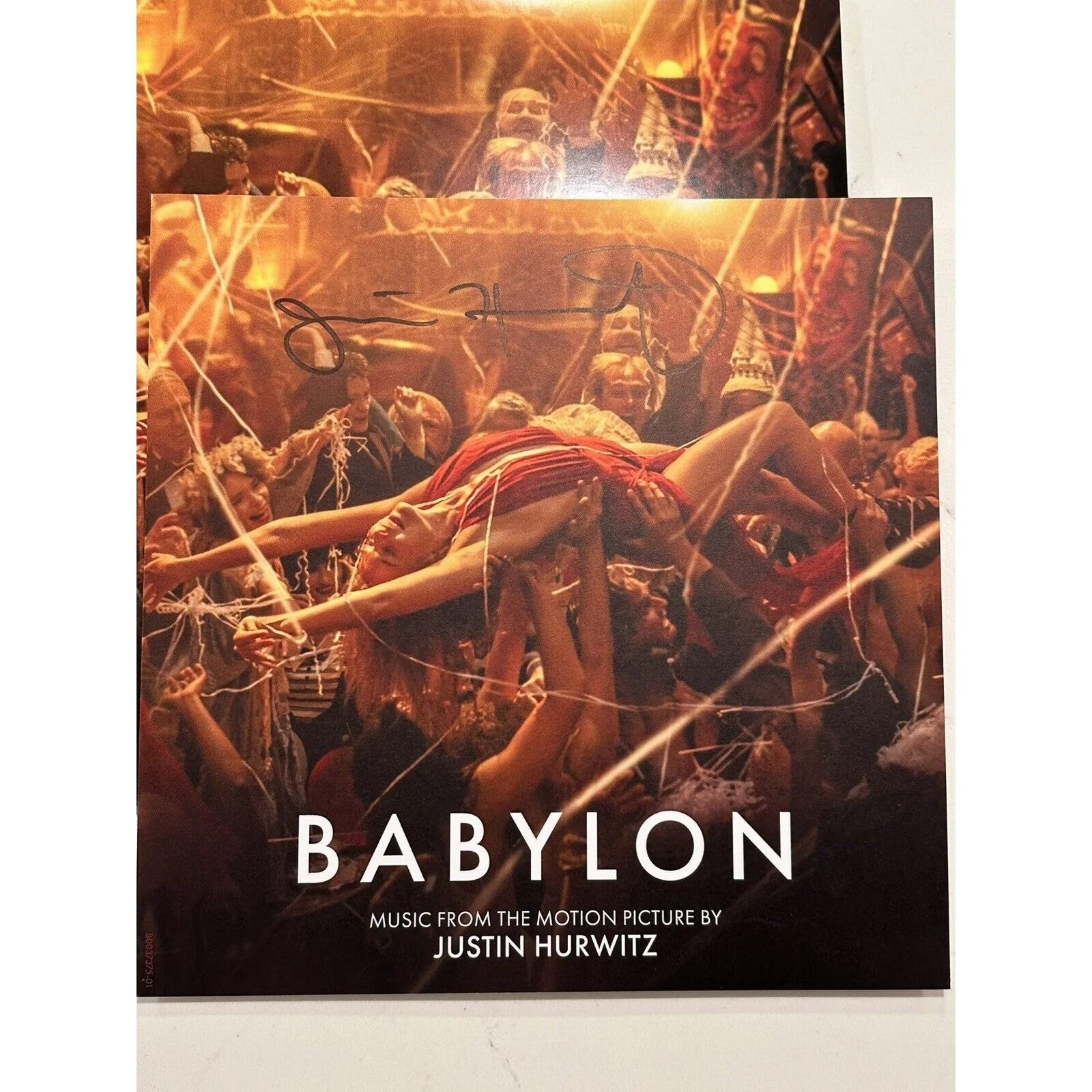 Babylon Soundtrack | Signed Vinyl 2-LP (Autographed by Justin Hurwitz), изображение 2