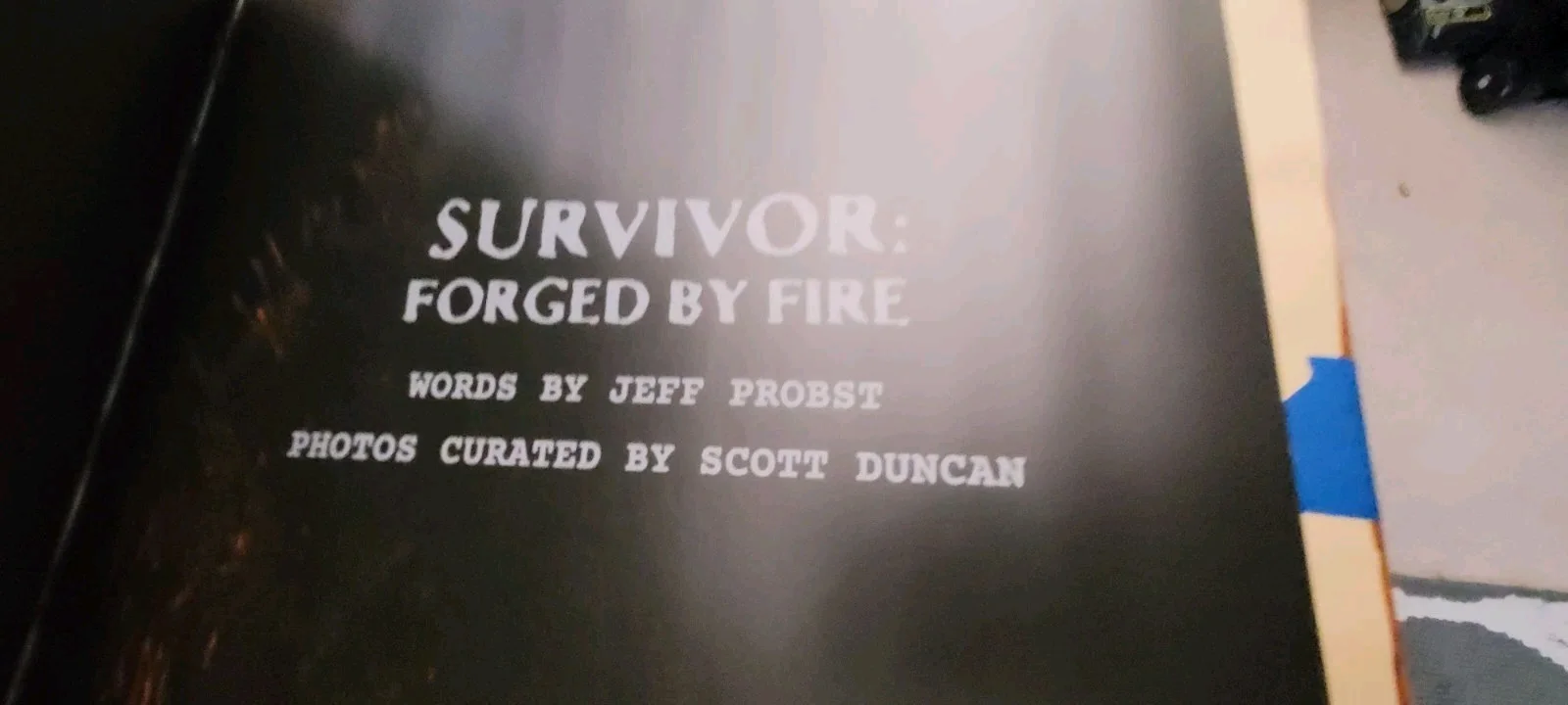 Jeff Probst — RARE INSCRIBED - Jeff Probst SIGNED - Survivor: Forged by Fire Book - 50 Seasons, image 4