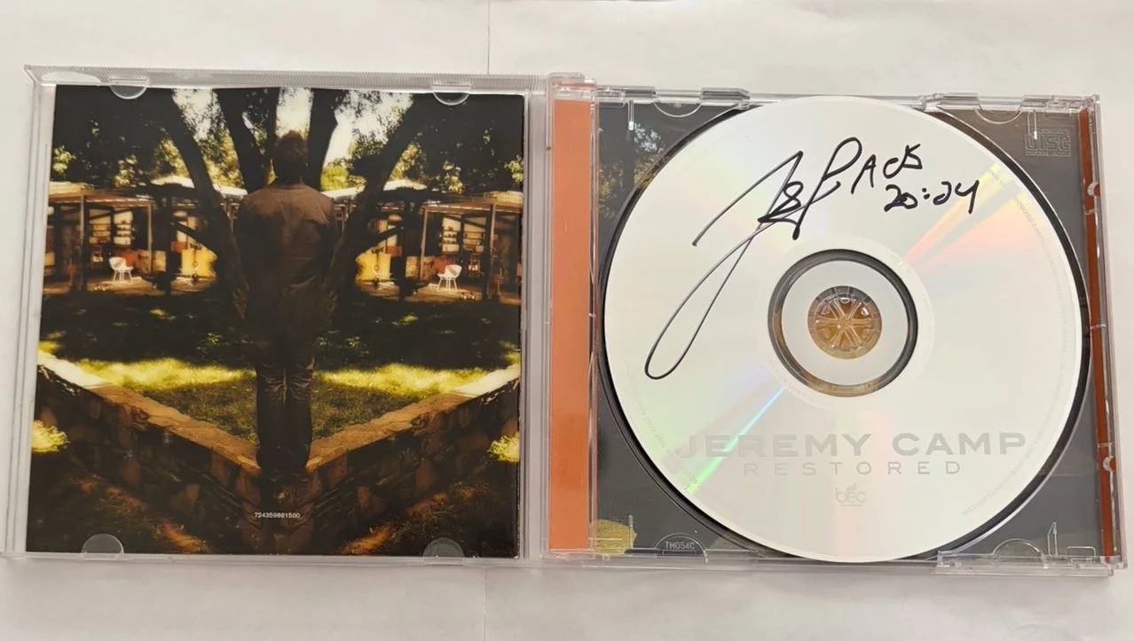 Jeremy Camp Restored Enhanced CD 2005 Signed Autographed BEC Records Very Good, image 3