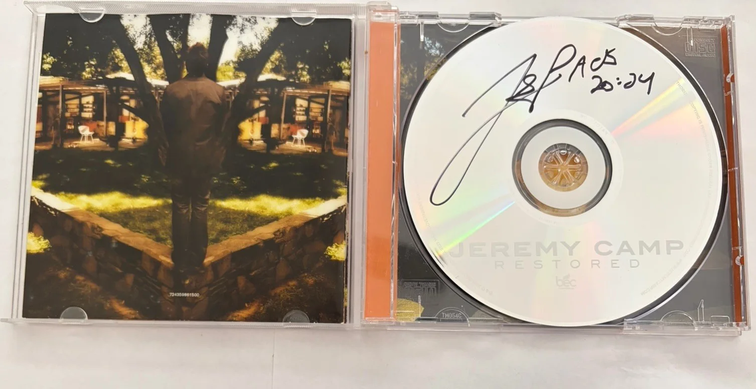 Jeremy Camp Restored Enhanced CD 2005 Signed Autographed BEC Records Very Good, image 5