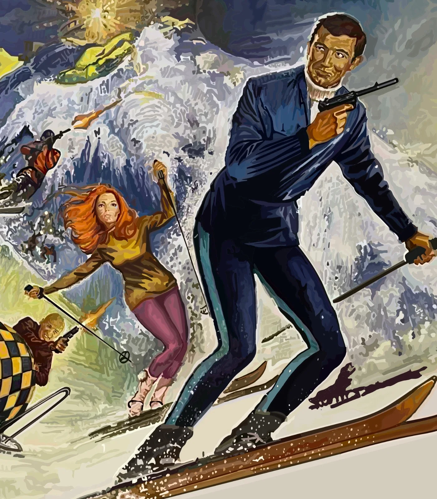On Her Majesty's Secret Service Poster | James Bond 007 Movie Poster Print, изображение 3