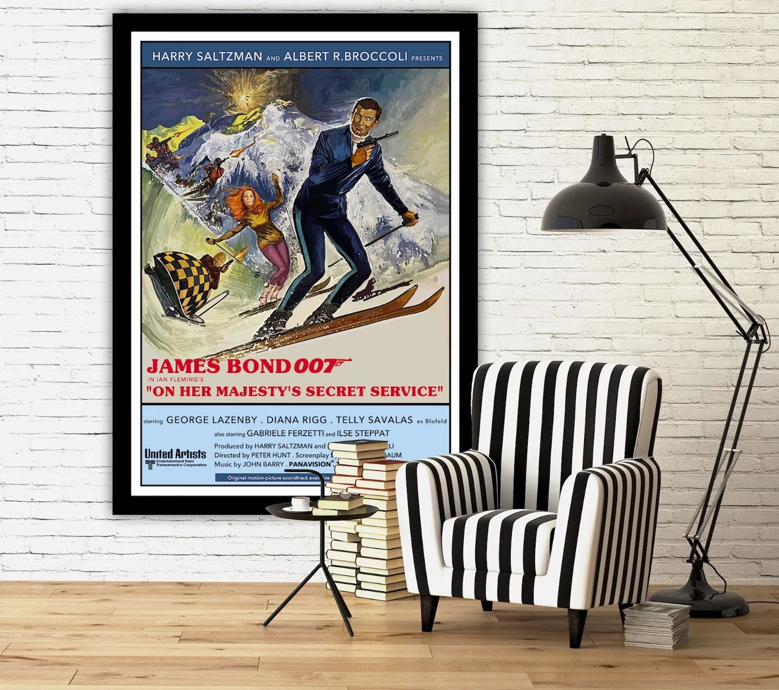 On Her Majesty's Secret Service Poster | James Bond 007 Movie Poster Print, изображение 4