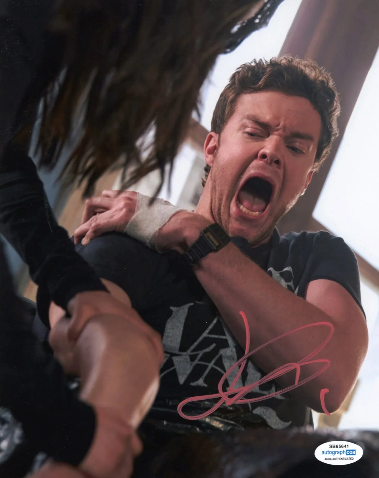 JACK QUAID — Jack Quaid signed "THE BOYS" 8x10 Photo g EXACT PROOF Hughie Campbell ACOA COA, image 4