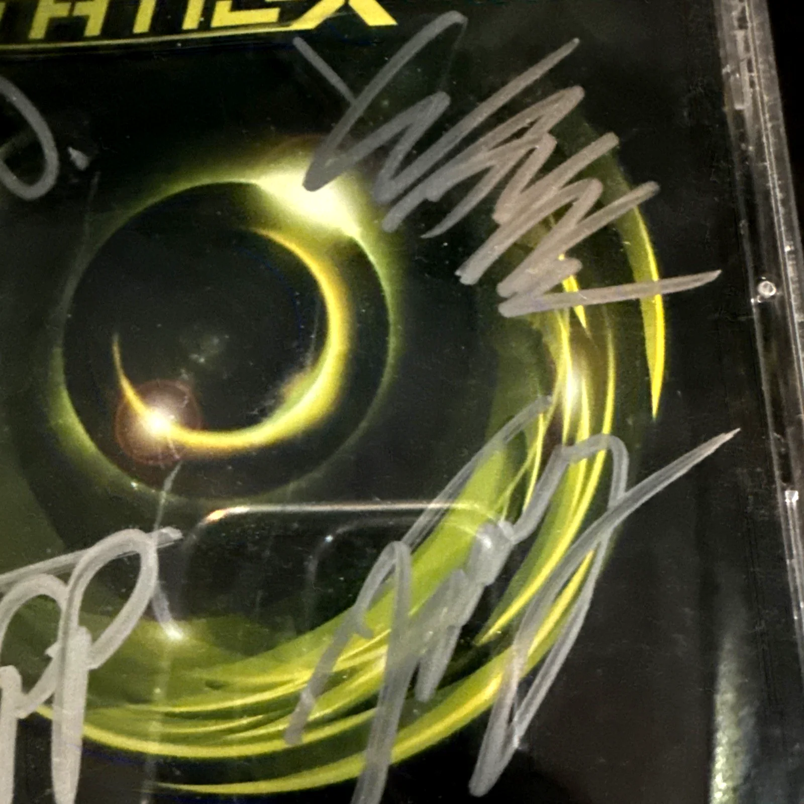 Static-X SIGNED Shadow Zone CD Cover Wayne Static RIP COA, изображение 2
