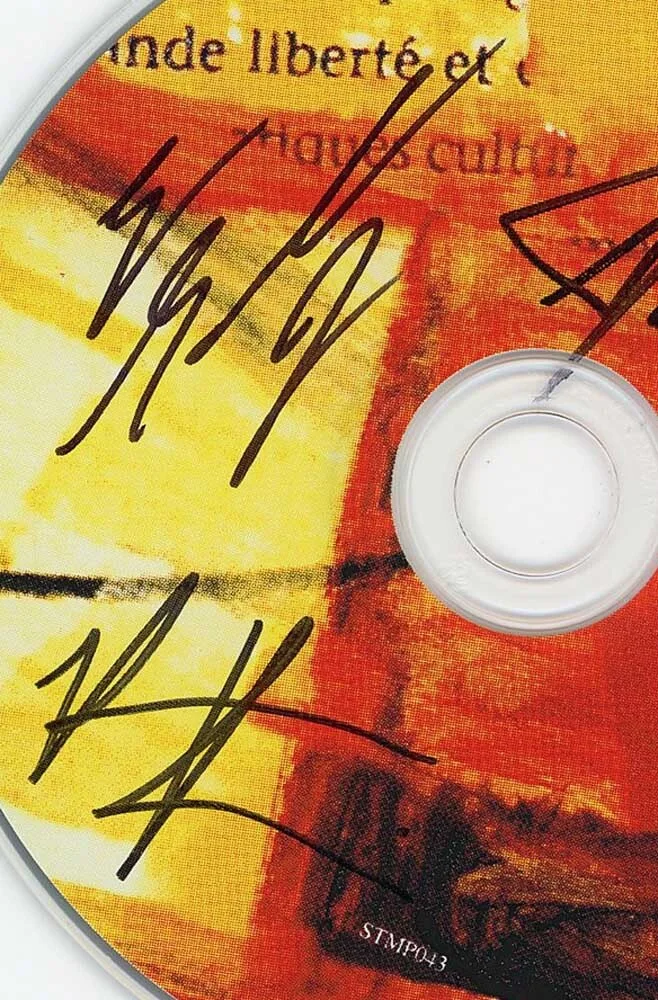 BEDOUIN SOUNDCLASH — Bedouin Soundclash signed "SOUNDING A MOSIAC" CD Jay, Pat, Eon ACOA COA, изображение 4