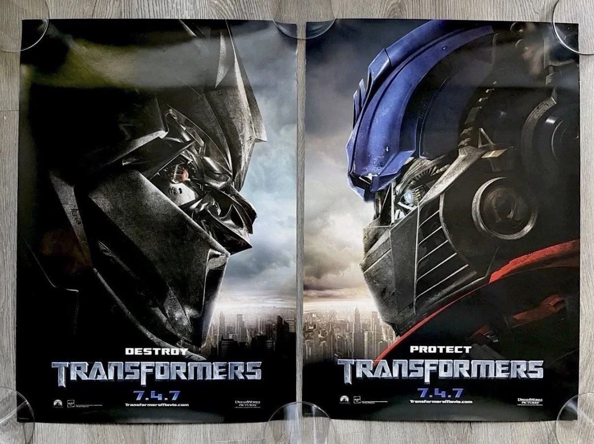 Original Movie Poster Lot: Transformers / Hitman / Elektra - 13.5x19.5, image 4