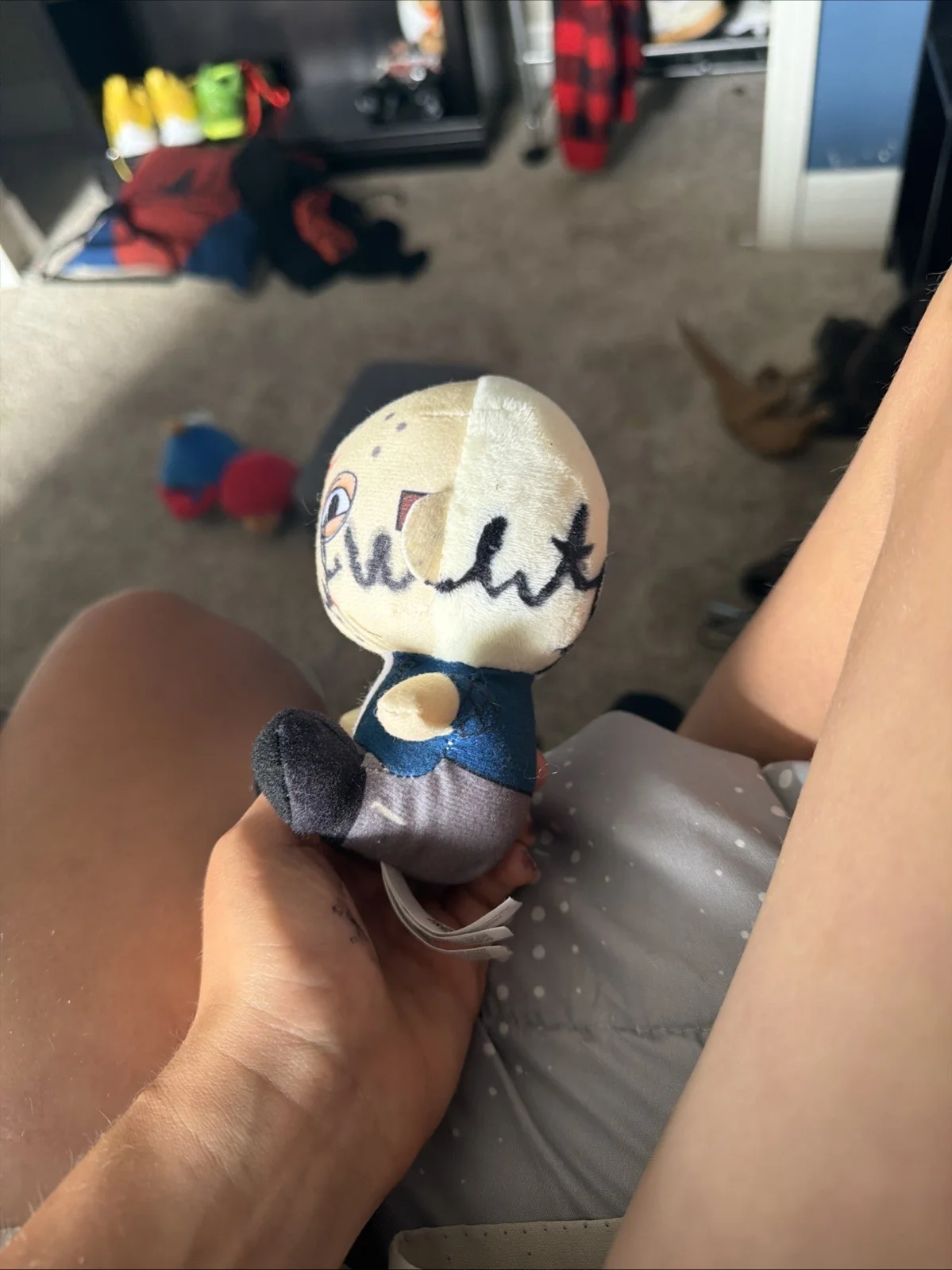 Ted White — Ted White Signed Jason Voorhees Stuffed Animal, image 2