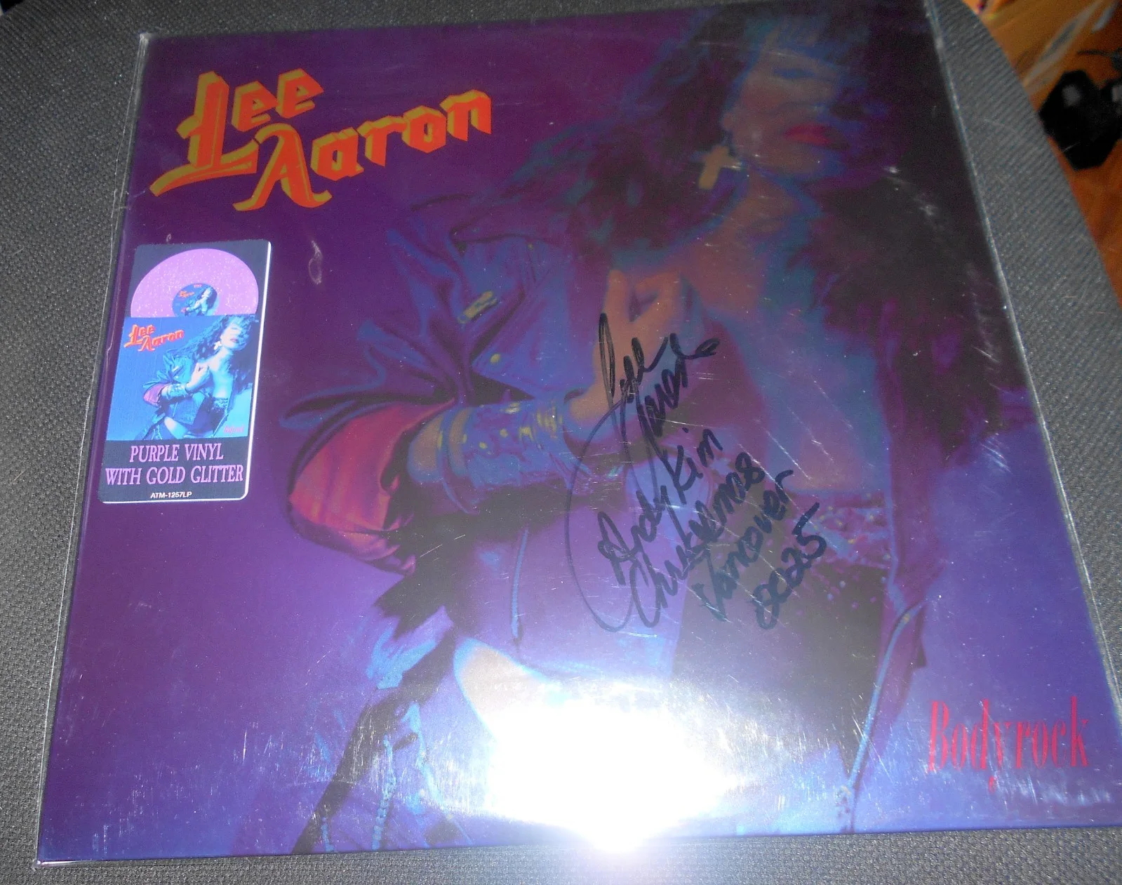 Lee Aaron - Bodyrock Record Vinyl SIGNED, image 2