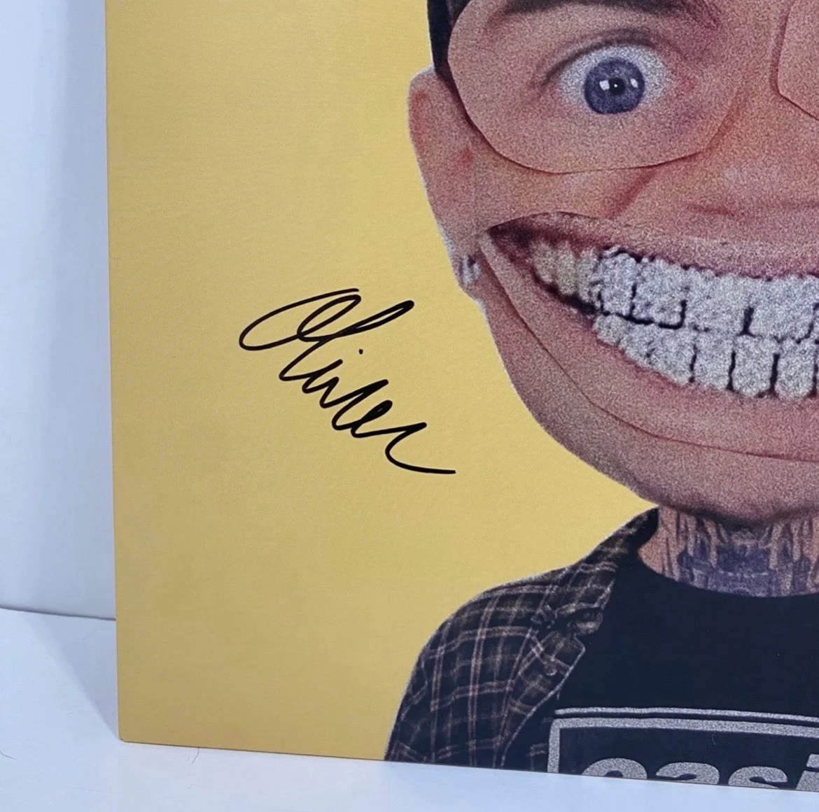 SIGNED Oliver Francis HIJINX Vinyl RARE Autograph Record Mint Htf, image 2