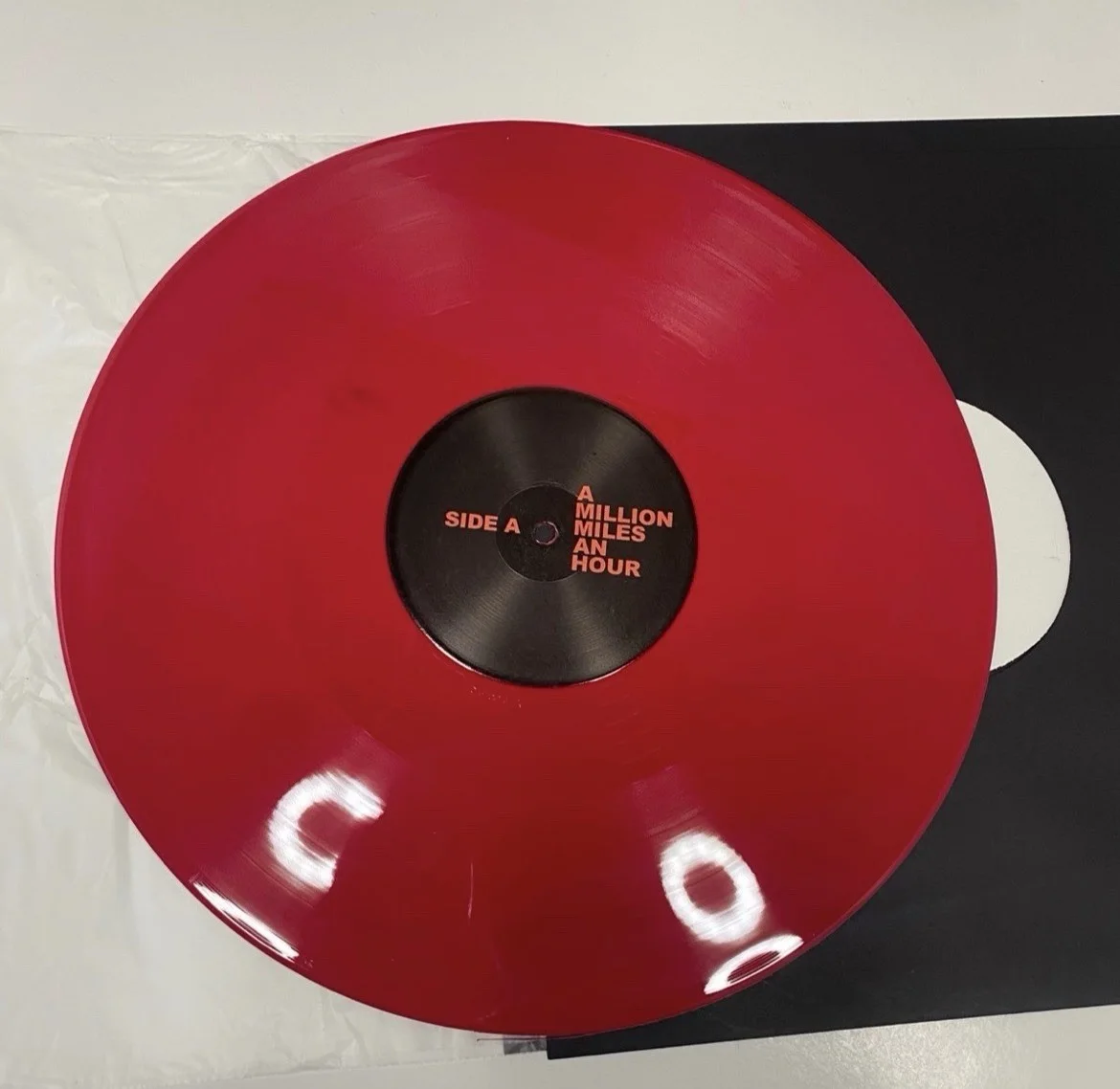 SIGNED Oliver Francis AMMAH Vinyl A Million Miles An Hour RARE Autograph Record, image 4
