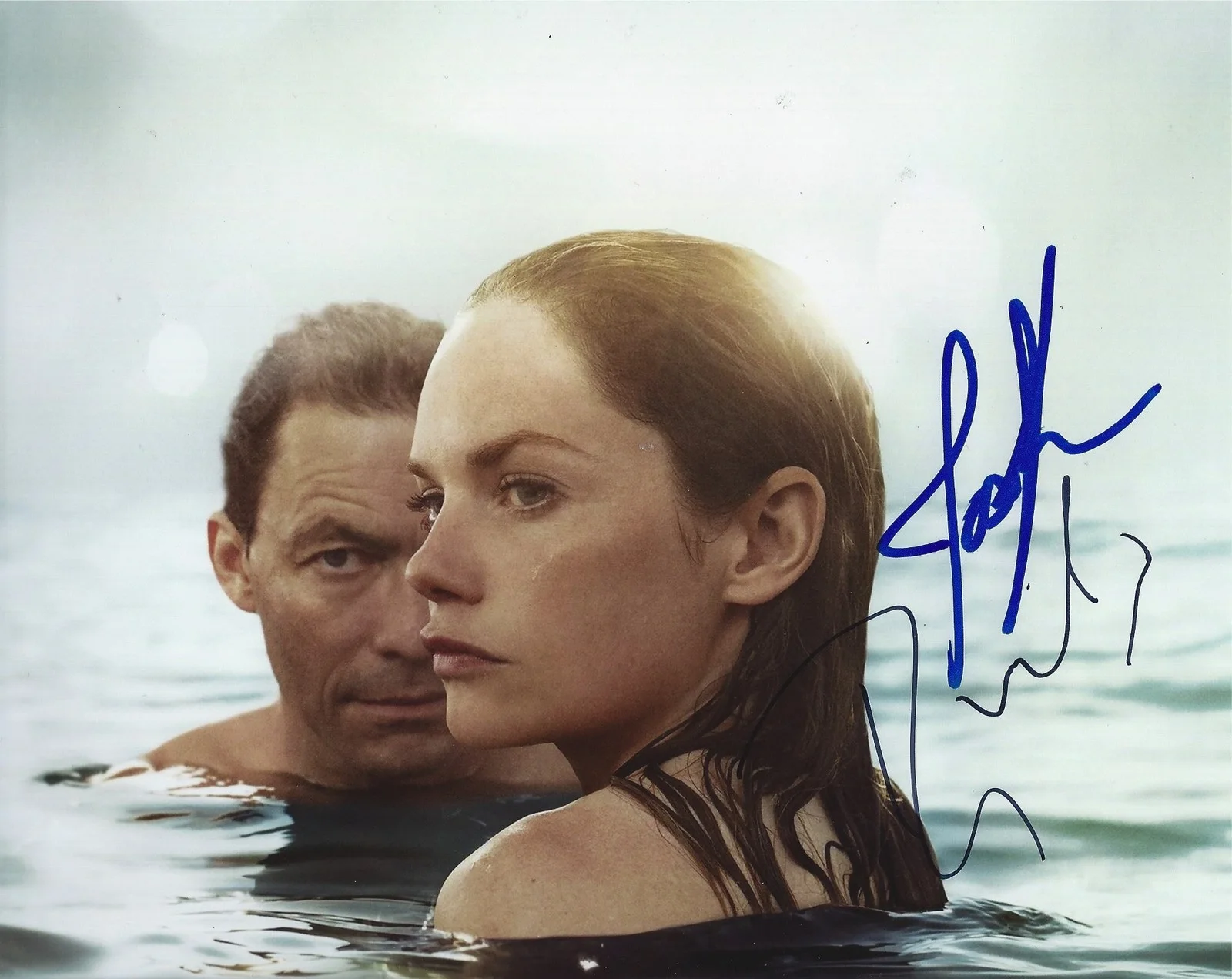 Joshua jackson & Ruth Wilson — Joshua Jackson & Ruth Wilson signed The Affair 8x10 Photo in person