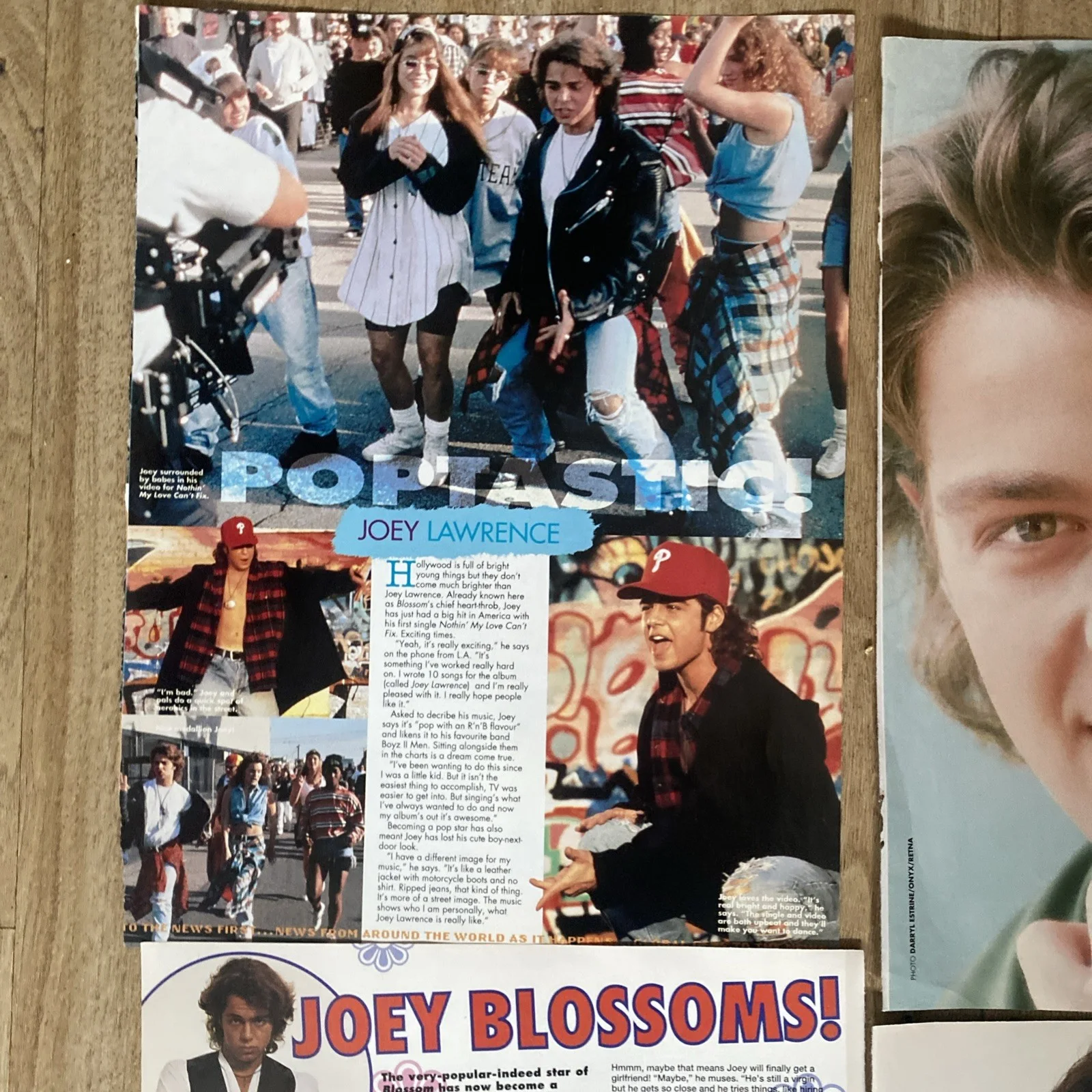 Joey Lawrence MAGAZINE Cuttings Articles, image 4